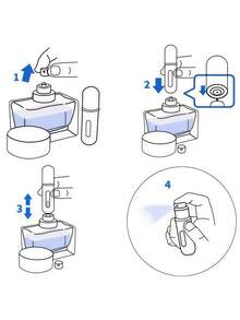 1个/2个/3个/4个/5个装 5毫升便携式迷你香水可填充喷雾瓶，配有香水泵头，适合旅行和户外使用