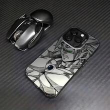 おしゃれなスマホケース  11/12/13/14/15/15pro/15 Plus/15 Promax/7plus/8plus/11pro/12pro/13pro/14pro/11promax/12promax/13promax/14promax/14plus/5 - 半透明の黒 - チェックする 2
