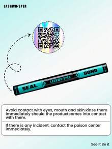 DIY睫毛嫁接套装，包含30-100D蓬松簇状假睫毛，打造自然轻盈妆效，长度9-16毫米，D卷度，双头胶水和密封剂，卸妆液，镊子和睫毛梳。 - 淺藍色 - 查看 7