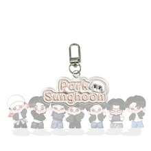 K-Pop Group Members Cartoon Cream-Shaped Letter Name Animal Acrylic Keychain Bag Pendant Fan Essentials, Great Gift - Multicolor - View 3