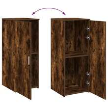 vidaXL Armadio da Parete chêne fumé 40x45x103,5 cm in legno metalmeccanico - Castano - Visualizzare 8
