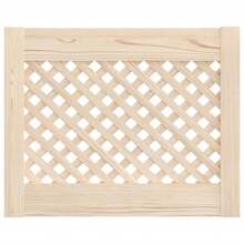vidaXL Portes d'armoires en treillis 2 pcs 49,5x39,5 cm broche solide - Tabac - Voir 3