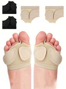 1双肚皮舞半鞋，分趾软底，带脚趾保护垫，适用于肚皮舞、芭蕾舞鞋、分趾袜、运动鞋、芭蕾舞袜 - 彩色 - 查看 6