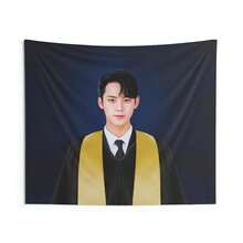 Svt Mingyu Graduation Concert Banner,  Members Kpop Flag, Svt Tour 2025 Merch, Gift Ideas For Carats, Birthday Gift & Concert Merch - 1PC - 查看 3