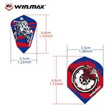 WIN.MAX 72片/套 PET材质飞镖镖翼 - 加厚防碎，高弹性耐磨，专业选手专用，飞行轨迹稳定，风阻小，投掷更精准，通用尺寸，适合比赛和训练 - 彩色 - 查看 3