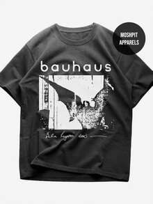 Bauhaus T-Shirt - Rock Music Shirt - The Bela Session Shirt - Bela Lugosi's Dead - Bauhaus Band - Ba - 黑色 - 查看 1