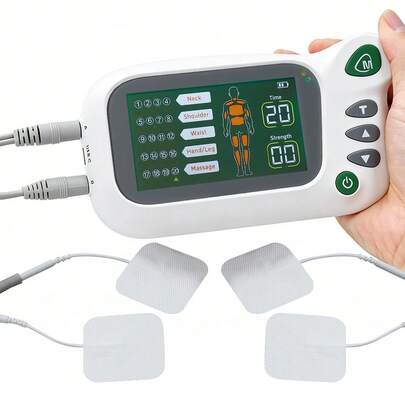 High-Quality Dual-Channel TENS/EMS Muscle Stimulator, 20 Modes, 30 Intensity Levels, With 2000mAh Large Capacity Battery, Electronic Pulse Massager, Relax Body And Mind
