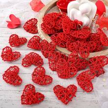 6/12 quả cầu mây hình trái tim để trang trí, thích hợp cho trang trí nhà cửa ngày Valentine, đồ trang trí DIY, trang trí bàn tiệc cưới, trang trí đám cưới, trang trí lãng mạn ngày Valentine, trang trí nhà cửa, trang trí văn phòng, trang trí tựu trường. - Nhiều màu - Xem 2