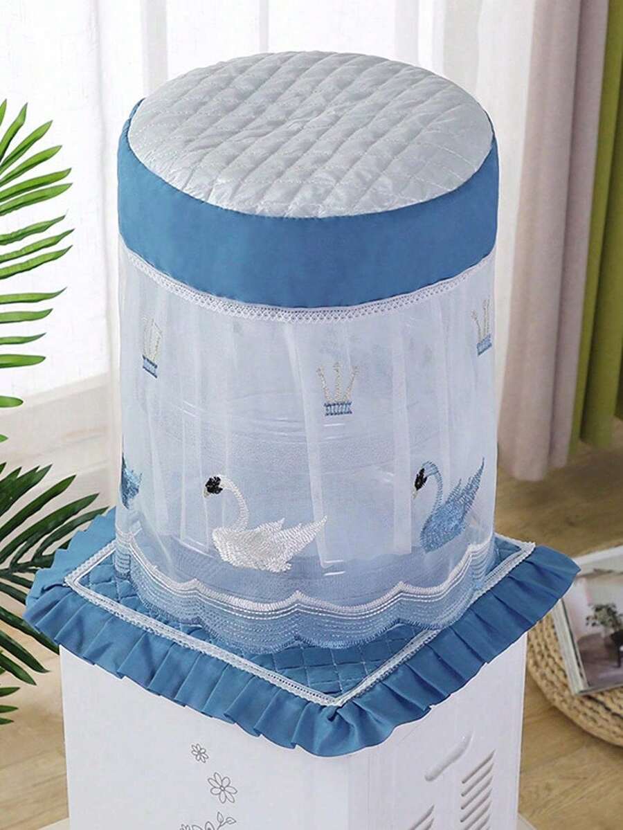 2pcs Lace Water Dispenser Cover, Dust-Proof Water Cooler Bottle Jacket, Home Water Bucket Cover, Living Room Water Dispenser Dust Cover - Multicolor - View 1