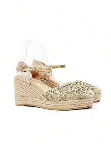 Women Platforms & Wedge Sandals - Gold - View 4