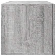 vidaXL Armario mural sonoma gris 100x36.5x35 cm ingeniería de madera - Gris - Ver 7