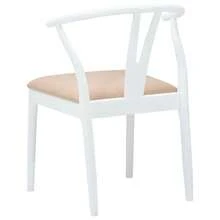 vidaXL Sedia da pranzo 2 pz Bianca e Marrone - Bianco - Visualizzare 7