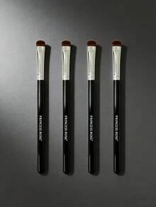 Princess Rose's New 4-Piece Set Of Eyelid Brushes For Flattening The Head, Reaching Down To The Lower Part Of The Eyelid To Enhance The Details Of The Eyes. It Is A Brush For Applying Eye Shadow, A Precise Tool For Enhancing Eye Highlights, And A Powerful Tool For Creating Full And Prominent Eyelids As Well As Clear Eye Sockets. - Black - View 6