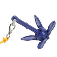 CYPNAncla para Kayak Almacenamiento Conveniente Ancla Marina Duradera Plegable Buena Fijación Aluminio con Bolsa de Almacenamiento paraFashion - 219671097 - Ver 4