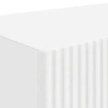 vidaXL Meuble TV mural 2 pcs Blanc 60 x 31 x 29,5 cm Bois d'ingénierie - Blanc - Voir 10