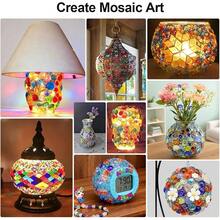 New Mini Glass Gems For Vase,Mixed Colour Glass StonFlat Bottom Marble Beads For Aquarium Fish Tank Planter Crafts Home Drative Art Craft Vase Filler (Mixed, 1 Pound) - Mixed 1 Pound - View 7