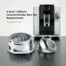 Conical Grinder Burr Set Replacement Compatible With Jura Aroma Plus Espresso Machines Coffee Grinder Burr - Silver - View 3