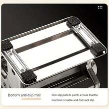 Pasta Maker Machine, Manual Pasta Machines With 7 Adjustable Thickness Settings & 2 Width For Making Homemade Spaghetti, Fettuccini, Lasagna, Or Dumpling Skins, Easy To Clean - Silver - View 7