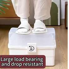 LOVEWE Medicine Organizer Box - Portable Medicine Cabinet, Equipped With Leather Handles, For Home Storage Of Spare Emergency Kits - 白色 - 查看 7