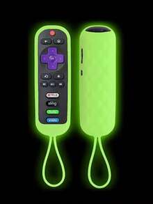 1pc Transparent Silicone Dust-Proof Protective Cover For RC280 RC282 Roku TV Remote Control - 彩色 - 查看 12