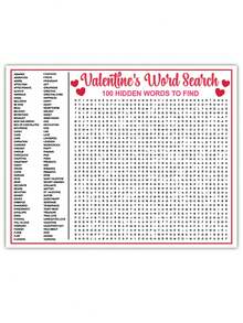 Giant Valentine's Day Crossword Puzzle Poster - Valentine's Day Crossword Puzzle, Party Crossword Game, Oversized Interactive Puzzle, Fun Family Activity, Simple And Entertaining Party Game, Adds Joy To Gatherings With Friends And Classmates, Perfect For Decoration And Gift-Giving - Multicolor - View 7