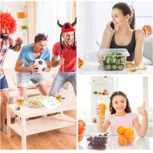 12 Insertos Policarbonato 1/6 Sexto Ranurada Chafer Bufetera, Moldes De Plástico Para Alimentos Con Tapa, Sartenes De Almacenamiento De Alimentos Para Cocina Comercial - Multicolor - Ver 11