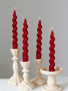 圣诞礼物香氛蜡烛套装，勃艮第圣诞细长蜡烛，圣诞家居装饰蜡烛，圣诞礼物装饰品（含香氛蜡烛），圣诞家居装饰蜡烛，万圣节家居装饰，烛台礼品，适合女性，冬季礼物，圣诞装饰品，圣诞礼物 - 酒紅色 - 查看 2