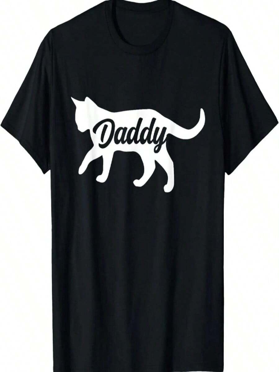 Ropa de "Papá Gato" - Camiseta de "Papá Gato" - Negro19 - Ver 1
