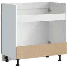 vidaXL Móvel de base de lavabo Lucca chêne marron bois d'ingénierie - Castanho - Ver 7