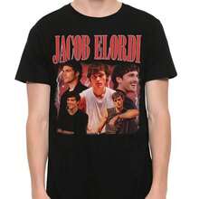 Jacob Elordi Collage T-Shirt, Men's Women's Sizes (FRK-724270) - Black - View 1