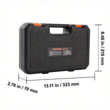 9pcs  Impact Socket Set, CR-Mo Metal, 1/2" Drive Metric Deep Sockets With Carrying Case - 8 - View 10