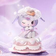 Miniso Sanrio Sun & Moon 系列盲盒裝飾品，可愛卡通設計，精緻造型設計，便攜式桌面/房間裝飾，時尚可愛公仔，可愛生日禮物，PVC材質（1件隨機發貨） - 彩色 - 查看 3