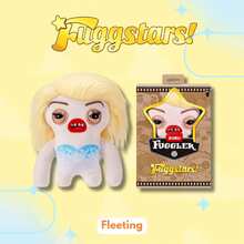Spin Master Fugg Stars 9英寸毛绒玩具，官方正品，趣味丑陋怪兽毛绒玩具，拥有类似人类的牙齿，丑萌怪兽成人趣味玩偶，完美的毛绒玩具收藏生日礼物 - Fleeting Fartlet - 查看 6