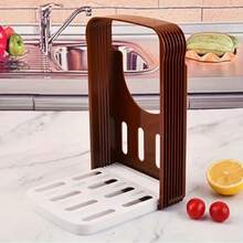 Foldable Compact Slicing Guide - Baking Slicer Suitable For Homemade Bread, Sandwich, Toast Slicing, Non-Slip Base, Home Baking Cutting Rack (One-Hand Operation, Easy Storage) - Multicolor - View 4