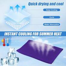 4 Pack Cooling Towels For Neck And Face, Hot Weather Neck Wrap Coolers For Gym Yoga Workout Sweat Towel(Y-4PACK-04) - 彩色 - 查看 5