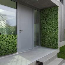 39" X 138" Artificial Ivy Privacy Fence & Backdrop Wall, Sturdy Backed Faux Leaves Hedges Panel For Outdoor, Indoor Decor - 39英寸 x 138英寸 - 查看 2