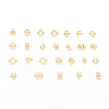 1pc Simple Fashion Initial Golden Stainless Steel Chain Bracelets For Women - Yellow Gold - View 4