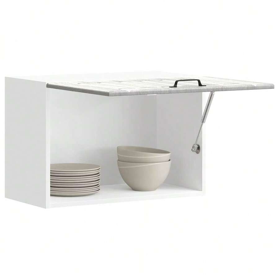 vidaXL Armario mural de cocina Lucca sonoma gris madera ingeniería - Gris - Ver 1