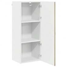 vidaXL Armário de cozinha com porte Chêne artesanal 40 x 31 x 100 cm - Castanho - Ver 5