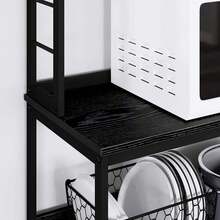 vidaXL Tavolino da cucina Chêne nero 60 x 40 x 168 cm - nero - Visualizzare 5