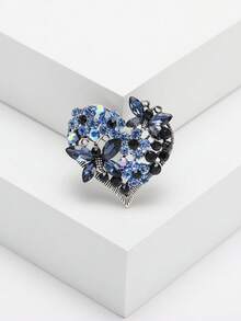 Rhinestone Heart Brooches - Luxury Love Pins For Women Unisex Casual Party Jewelry Accessories / Friends Gifts Badges Decoration - Love - View 11