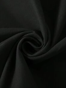 1件男士夏季休闲椰树英文印花圆领背心 - 黑色 - 查看 6