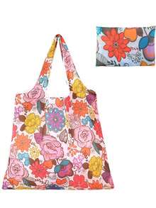 Bolso de mano estampado de leopardo de moda, bolso de mano grande de mujer de poliéster duradero con estampado de leopardo | Amplio para compras, diseño plegable adecuado para uso diario, viajes, trabajo, comestibles - Bolso de mano con estampado de leopardo de moda, bolso multifuncional, asas resistentes, accesorio de moda - Multicolor - Ver 10