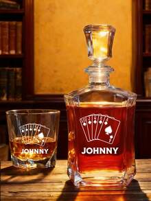 1pc/Set Custom Logo Whiskey Glass, Custom Glass, Custom Photo Whiskey Tumbler Glass,Glassware With Photo, Custom Gift, Personalized Photo Whiskey Set, Personalized Whiskey Glassware, Whiskey Tumbler With Photo - Style 3 - View 2