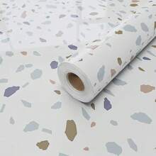 ucdfi 1卷厨房防油耐热自粘墙纸，家居装饰，适用于客厅、浴室，防水炉灶墙面大理石瓷砖贴纸 - 彩色 - 查看 36