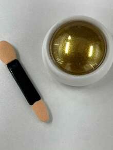1克/包金色铬镜面指甲粉，金属金色闪粉美甲装饰粉，附赠1支眼影棒，指甲闪粉 - 彩色 - 查看 4