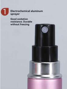 1个/2个/3个/4个/5个装 5毫升便携式迷你香水可填充喷雾瓶，配有香水泵头，适合旅行和户外使用