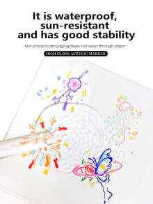 14 Sets Of 12 Colors Acrylic Paint Markers, 168 Colors Total | Bullet Tip For Clear Lines | High Coverage, Large Ink Capacity | Essential For Art, Crafts, Journaling, Back To School Gift