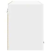 vidaXL Armoire suspendue 2 pcs Blanc 60 x 31 x 40 cm Bois d'ingénierie - Blanc - Voir 8
