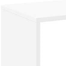 vidaXL Étagère séparée de pièce blanc 102x29x103,5 cm - Blanc - Voir 9